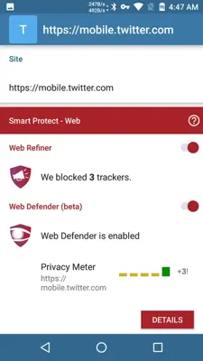 YuBrowser android App screenshot 2